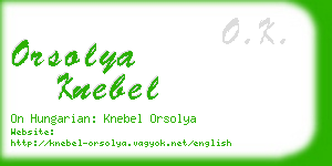 orsolya knebel business card